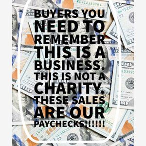 WE SELLERS ARE TIRED AND FED UP!!!!!! I KNOW I AM!!!!!